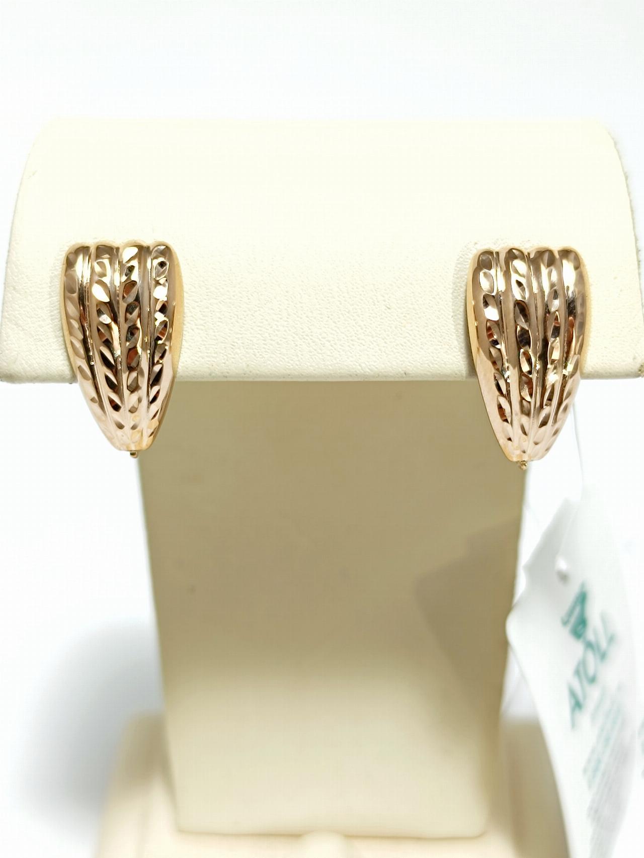 Золотые серьги женские