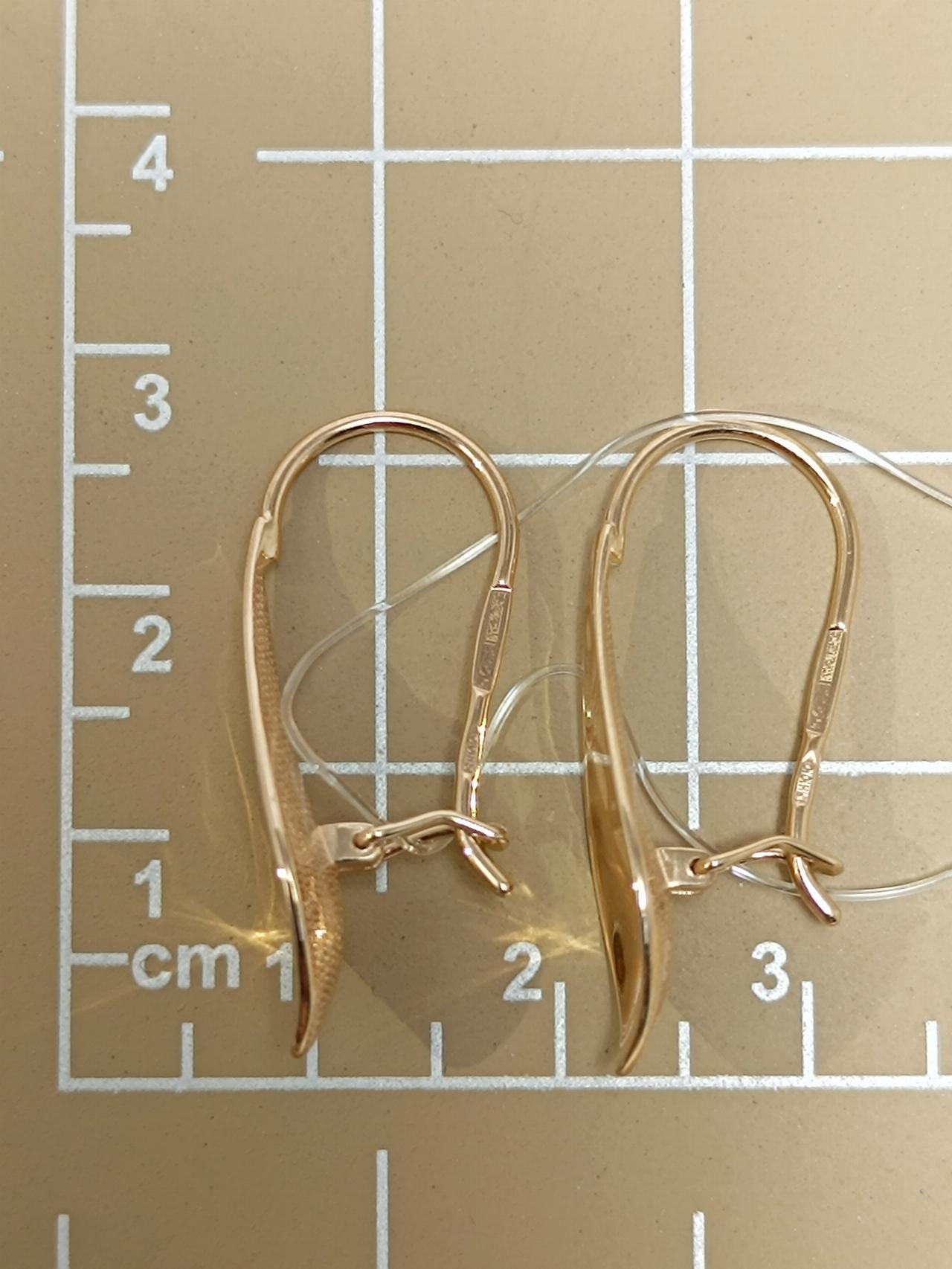 Золотые серьги женские