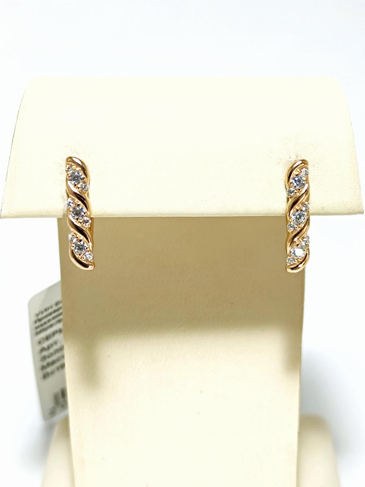 Золотые серьги женские