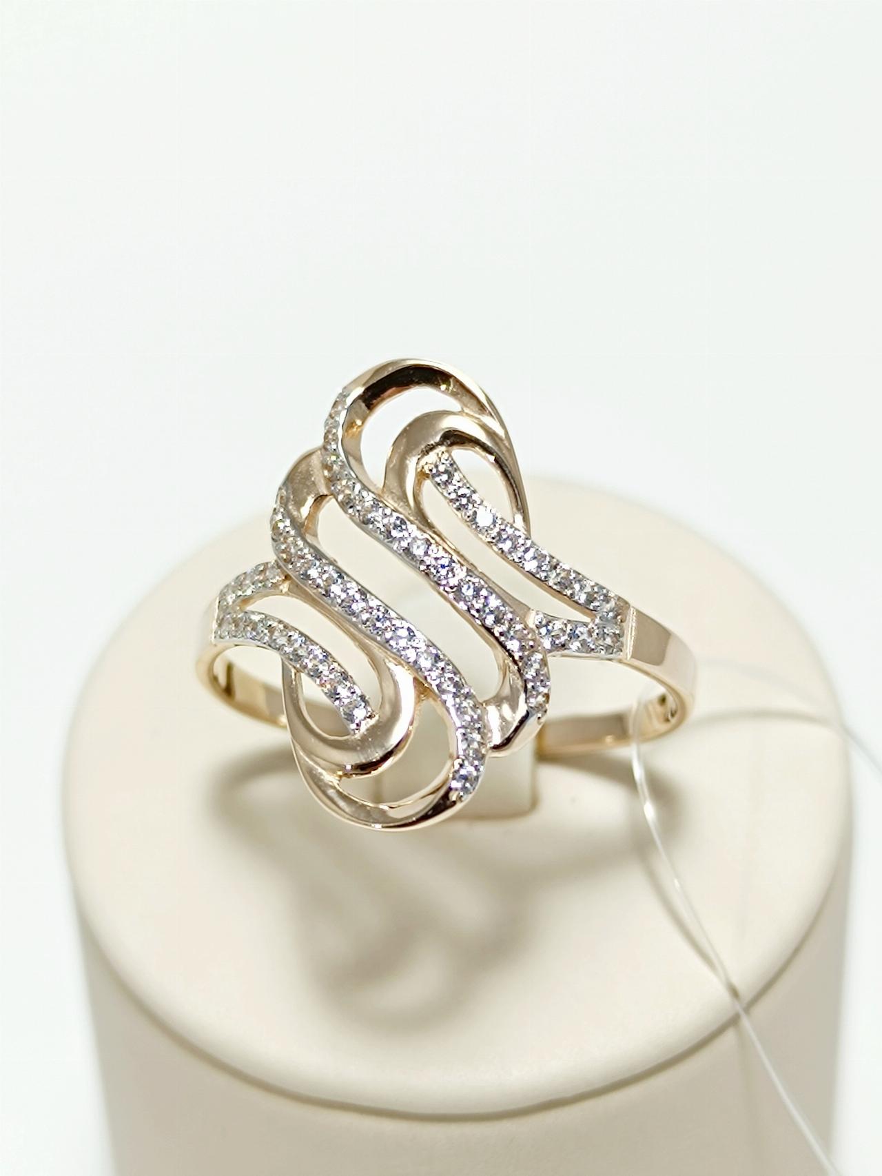 Золотое кольцо женское