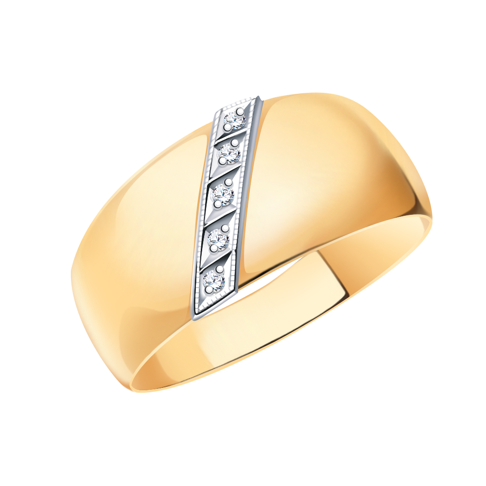 Золотое кольцо женское