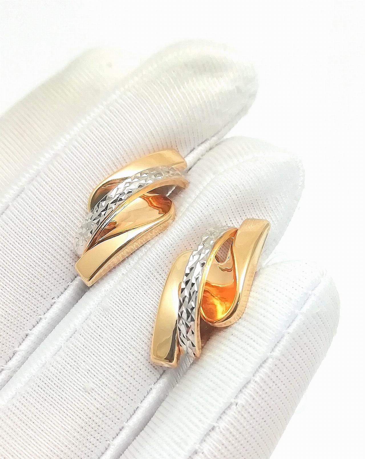 Золотые серьги женские