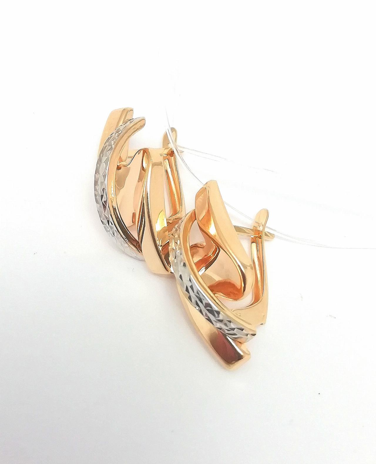 Золотые серьги женские