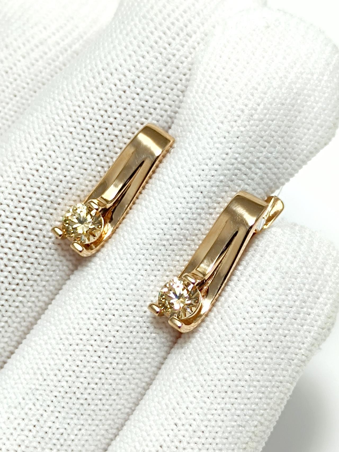 Золотые серьги женские