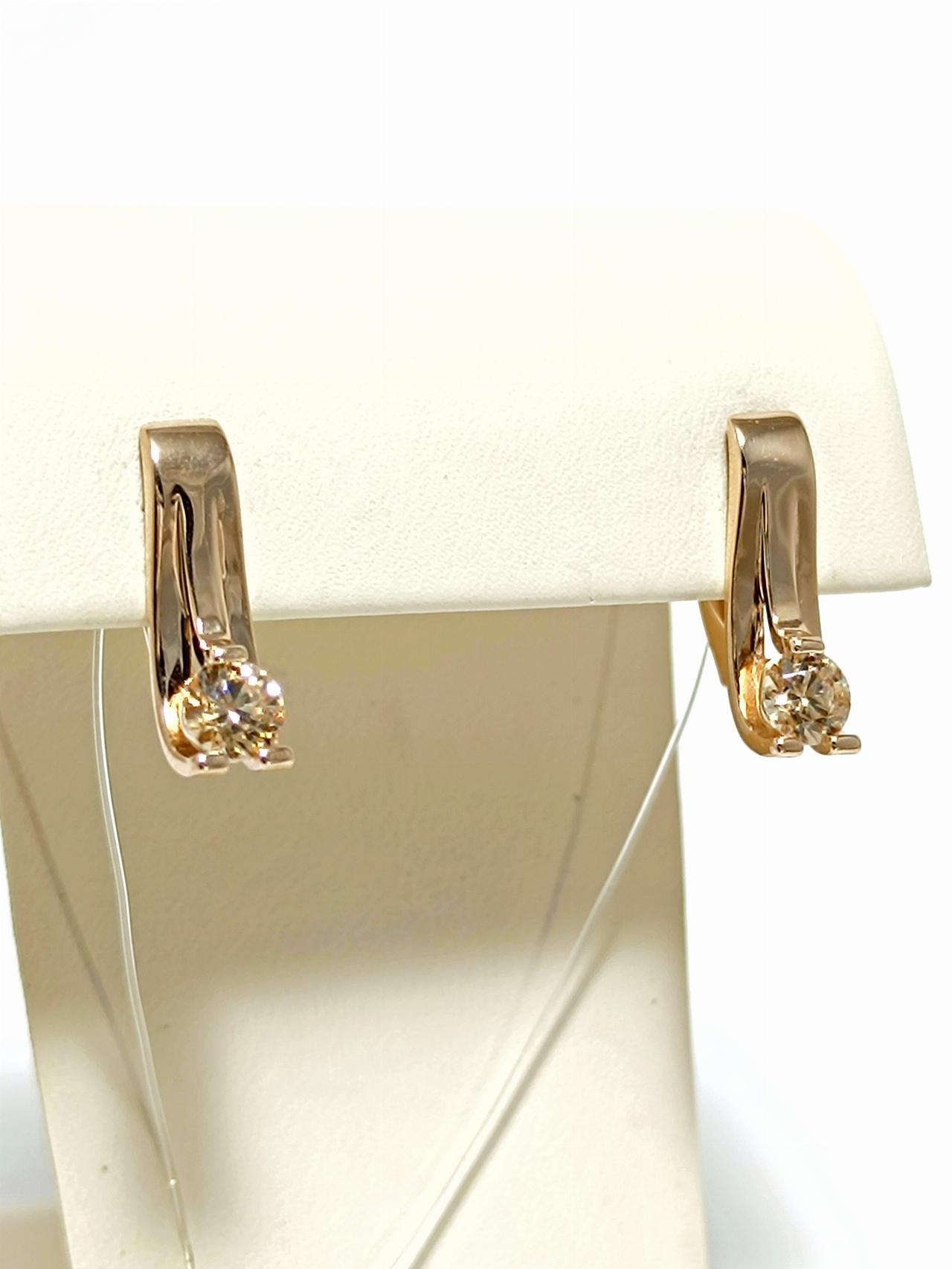 Золотые серьги женские