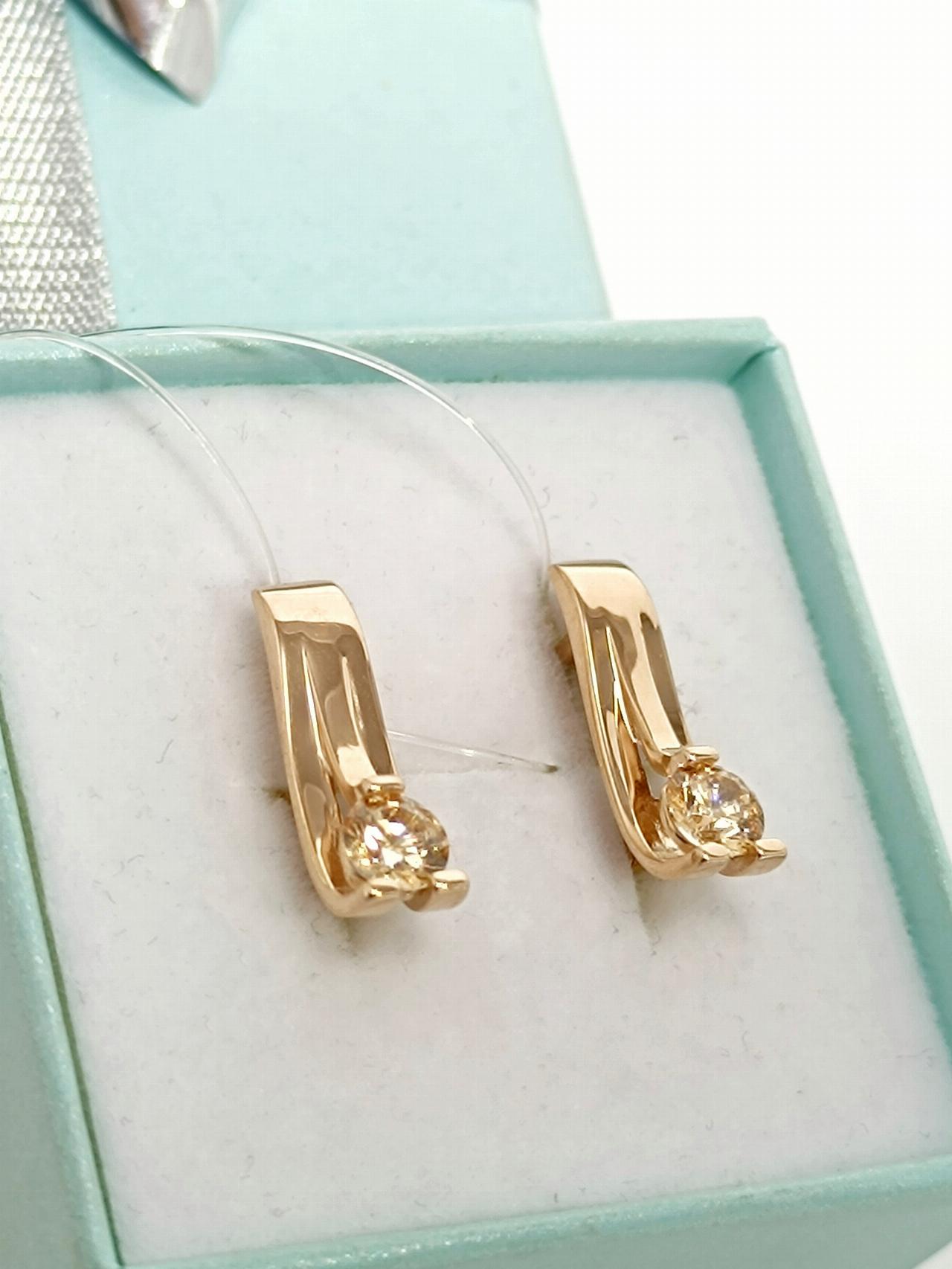 Золотые серьги женские