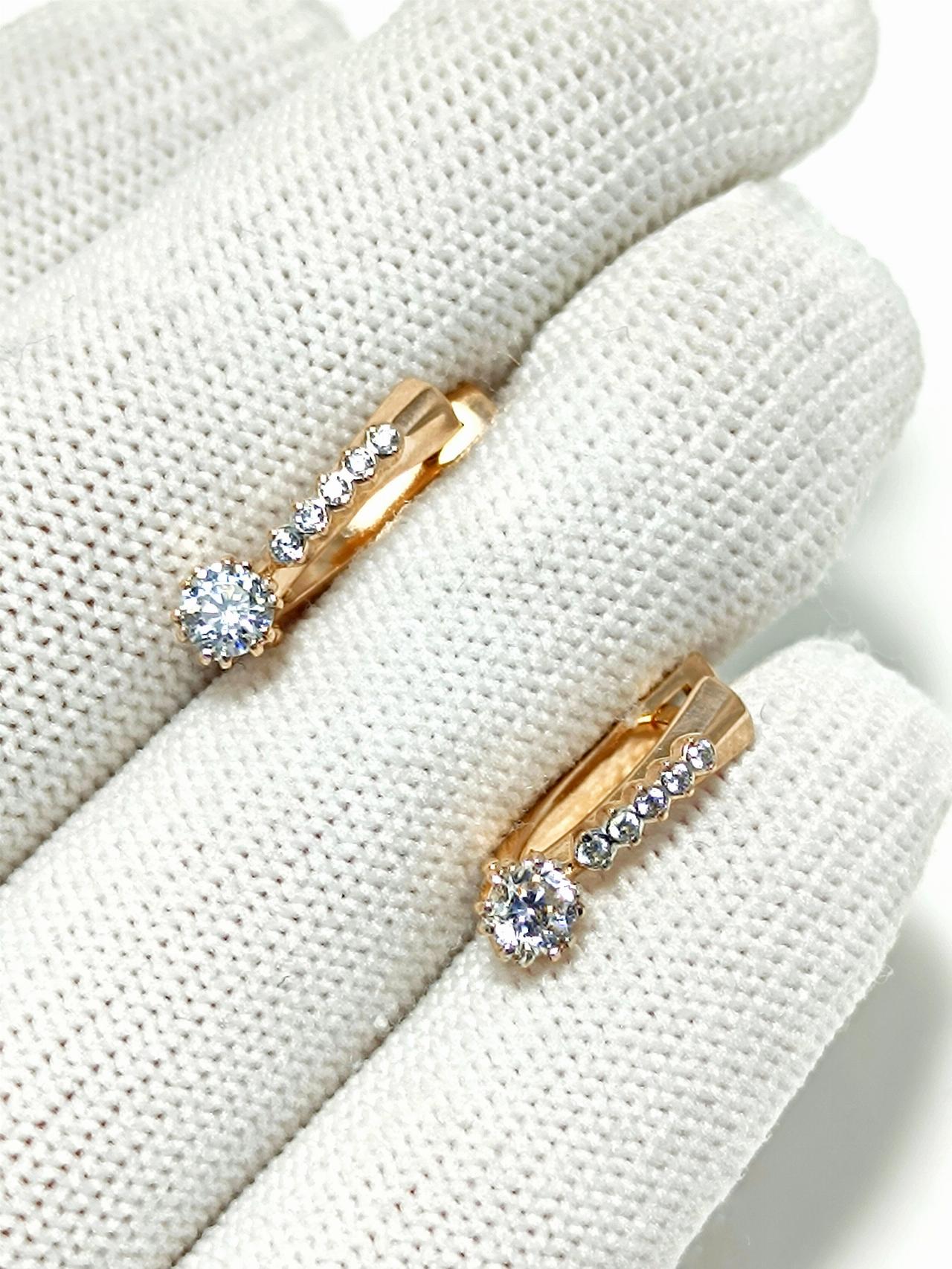 Золотые серьги женские