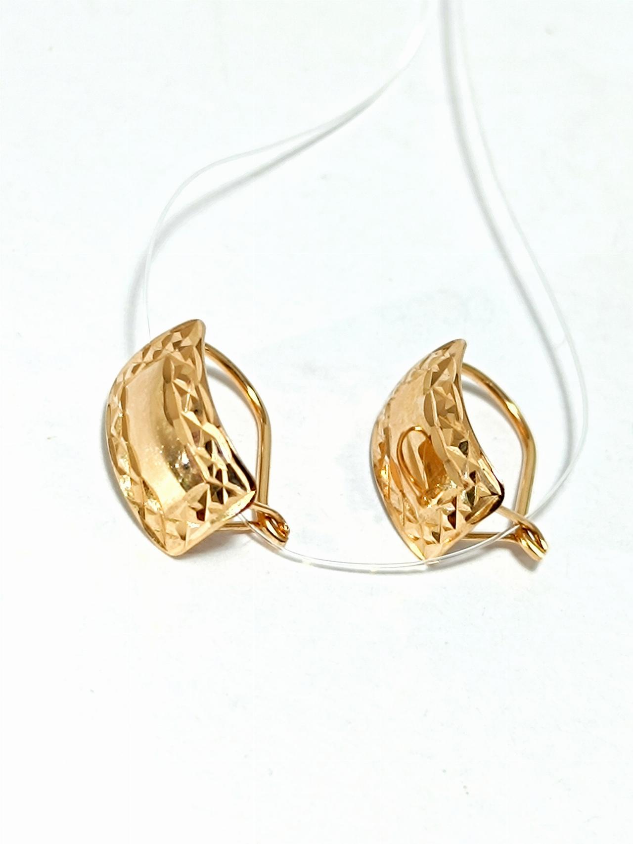 Золотые серьги женские