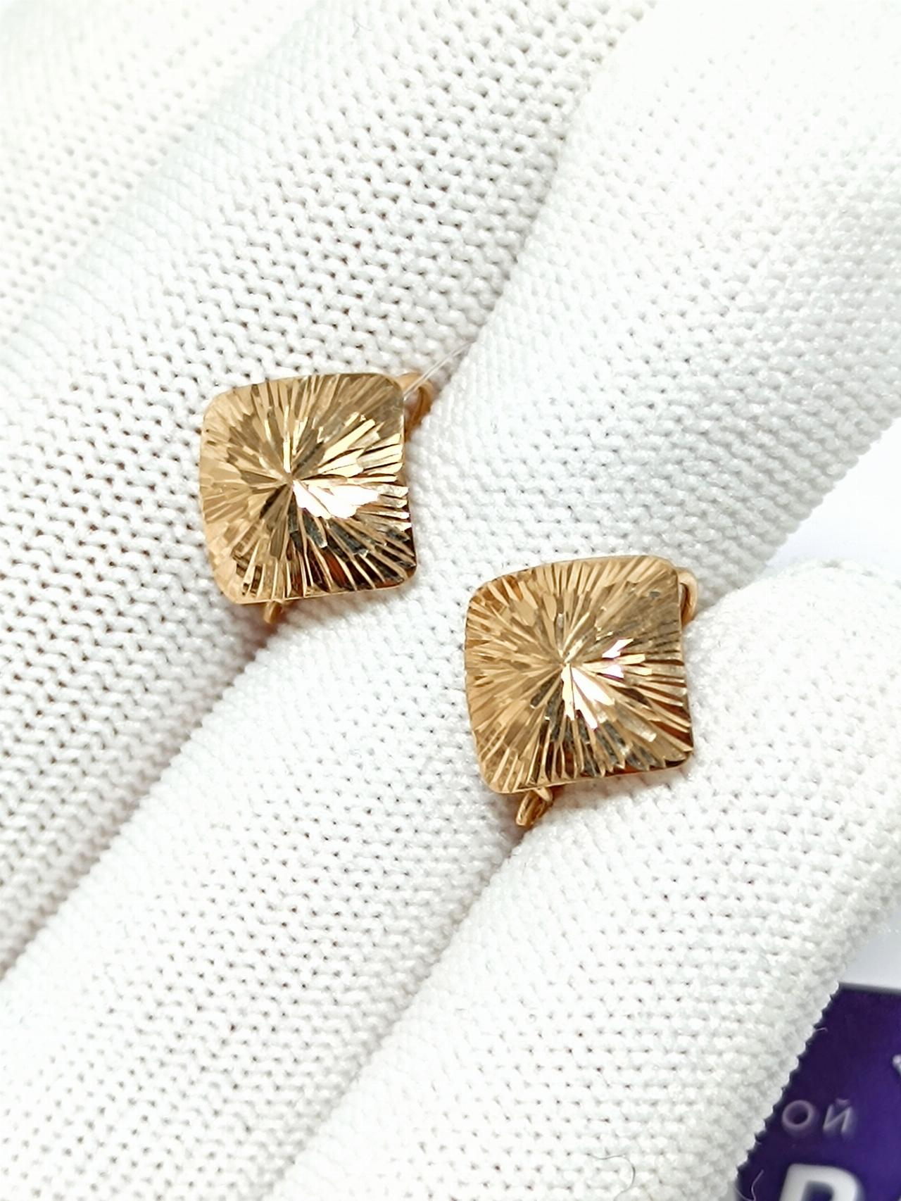 Золотые серьги женские