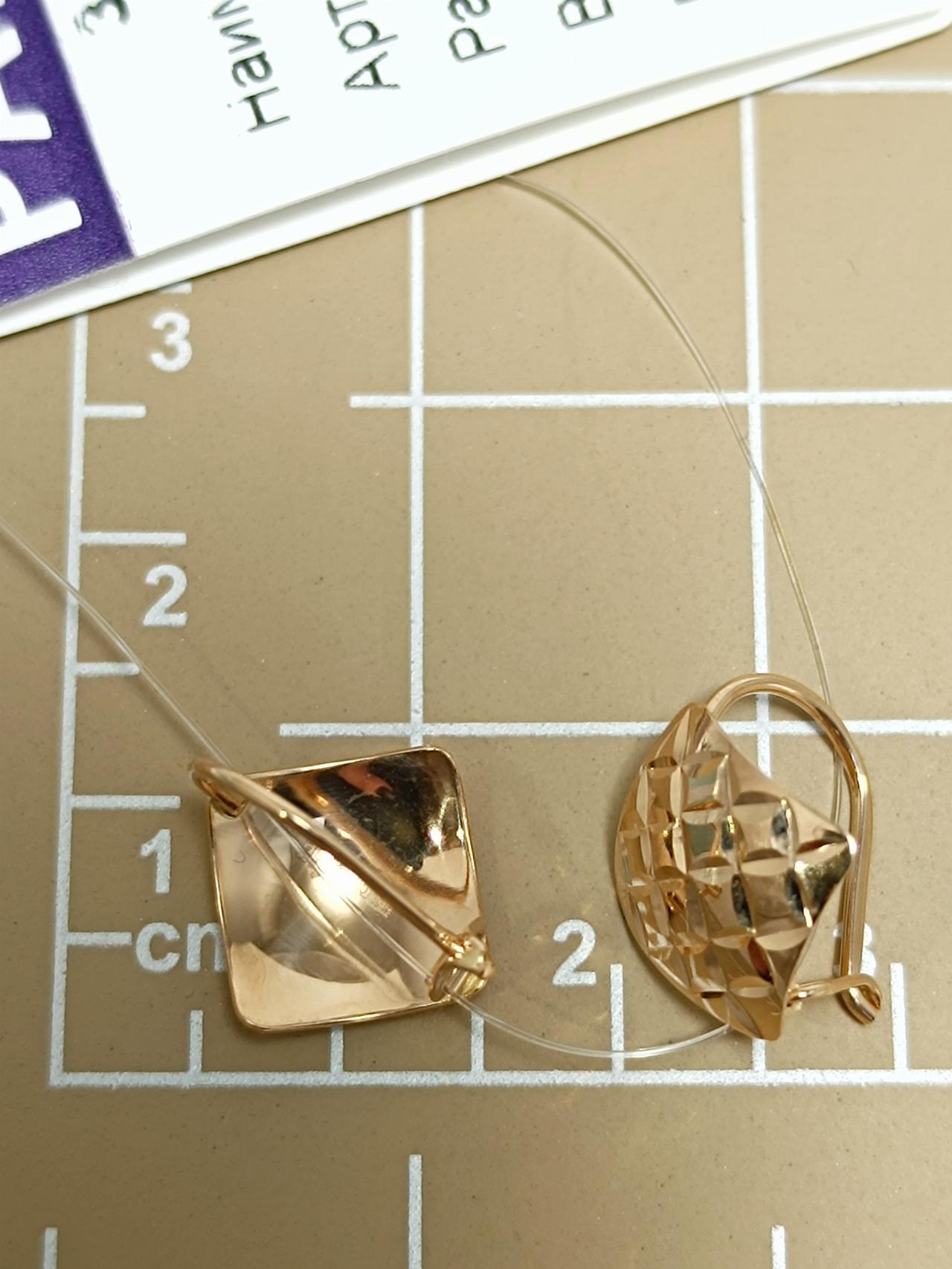 Золотые серьги женские