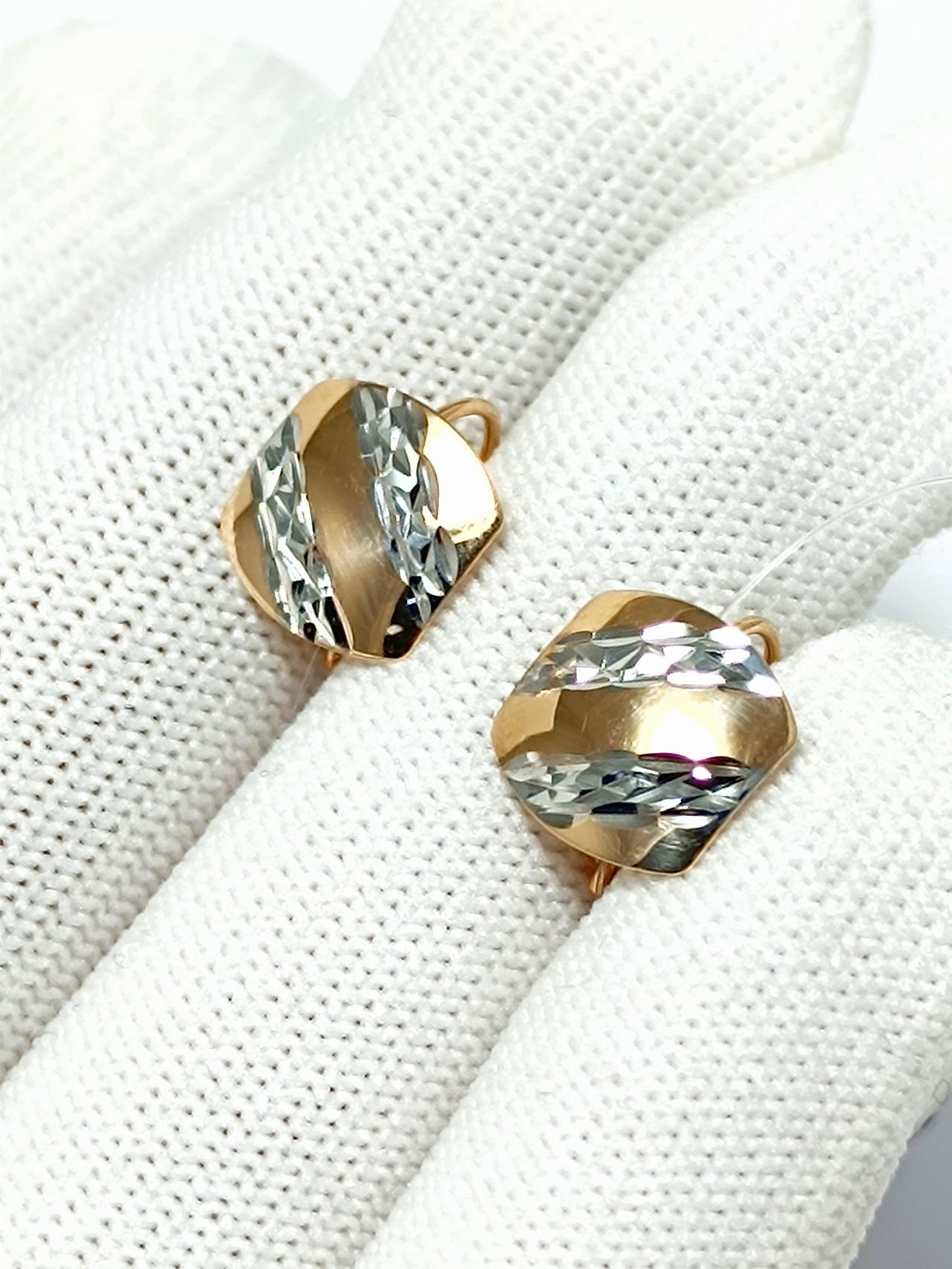 Золотые серьги женские