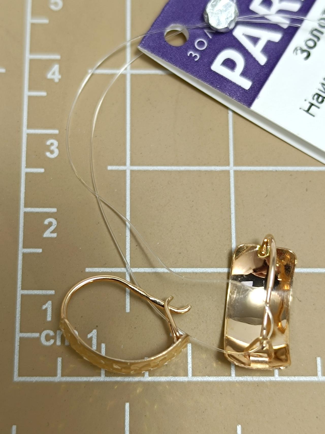 Золотые серьги женские