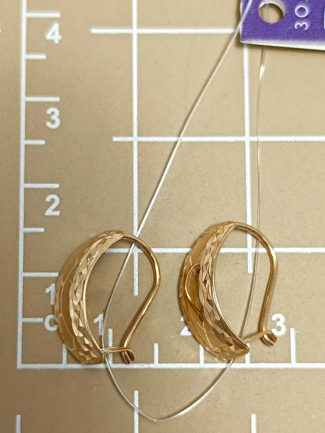 Золотые серьги женские