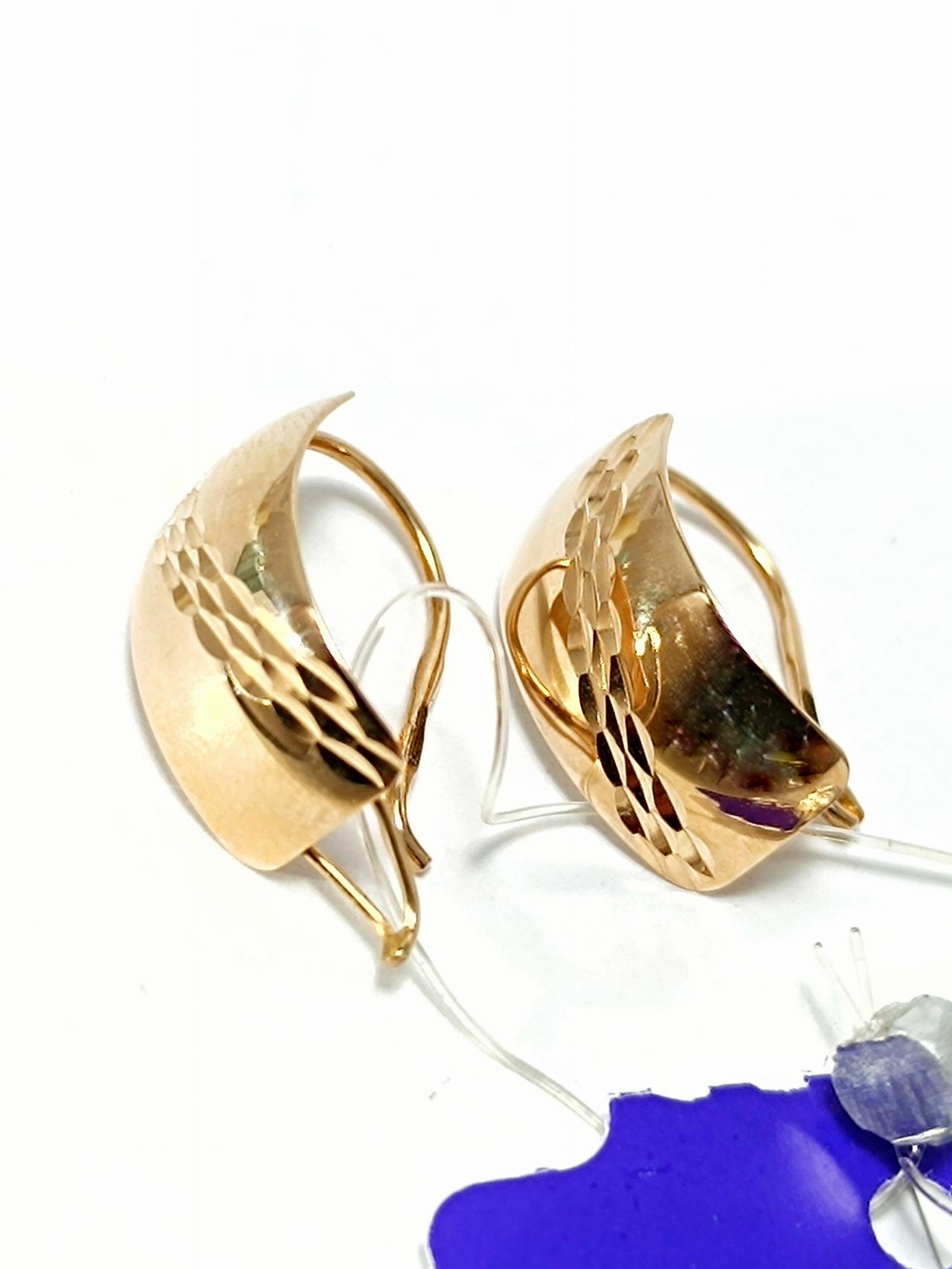 Золотые серьги женские