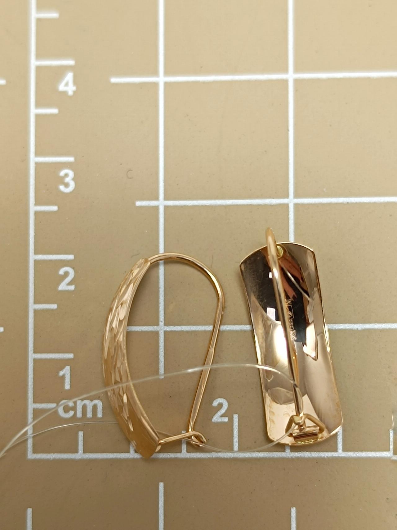 Золотые серьги женские