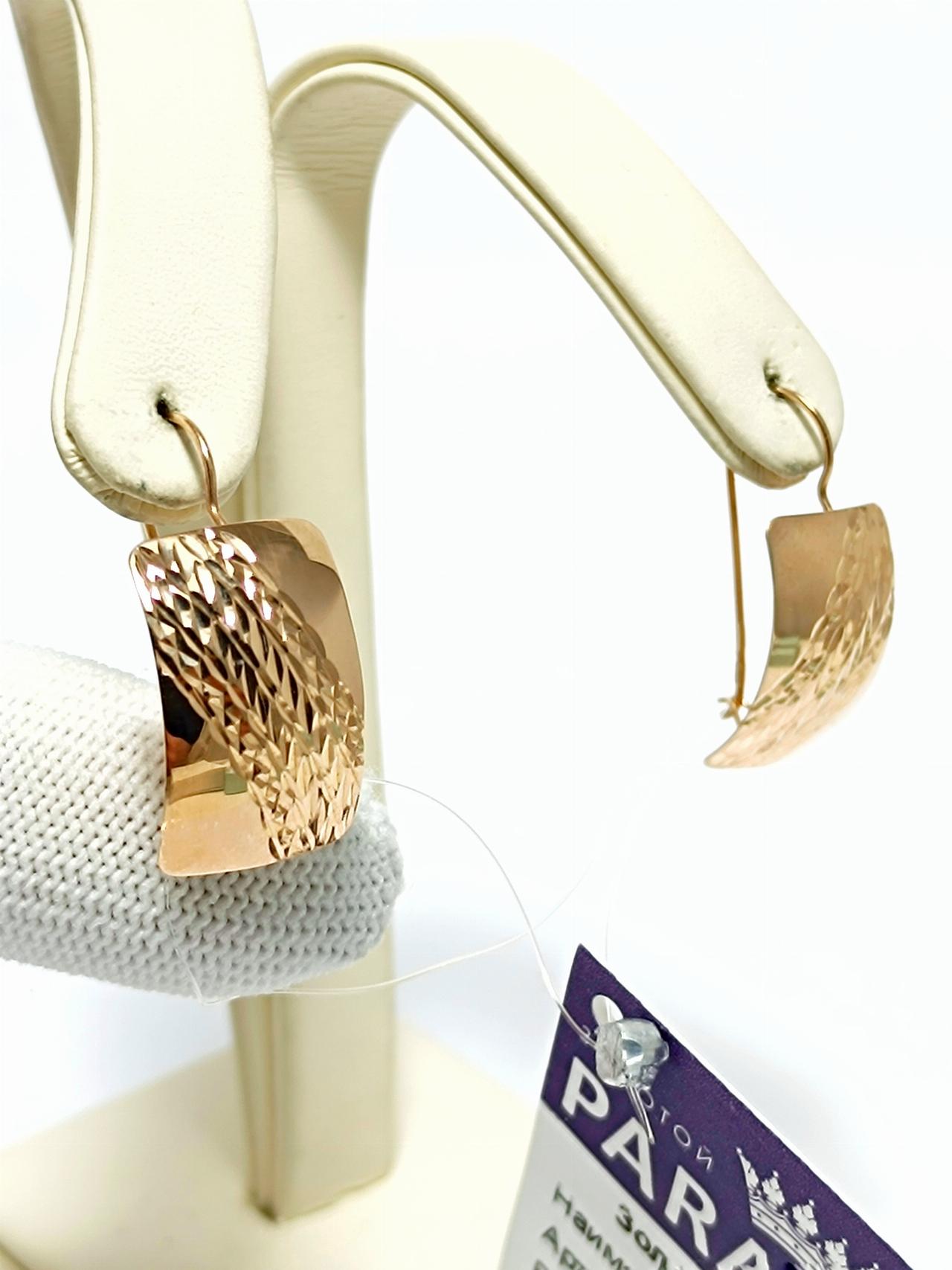 Золотые серьги женские