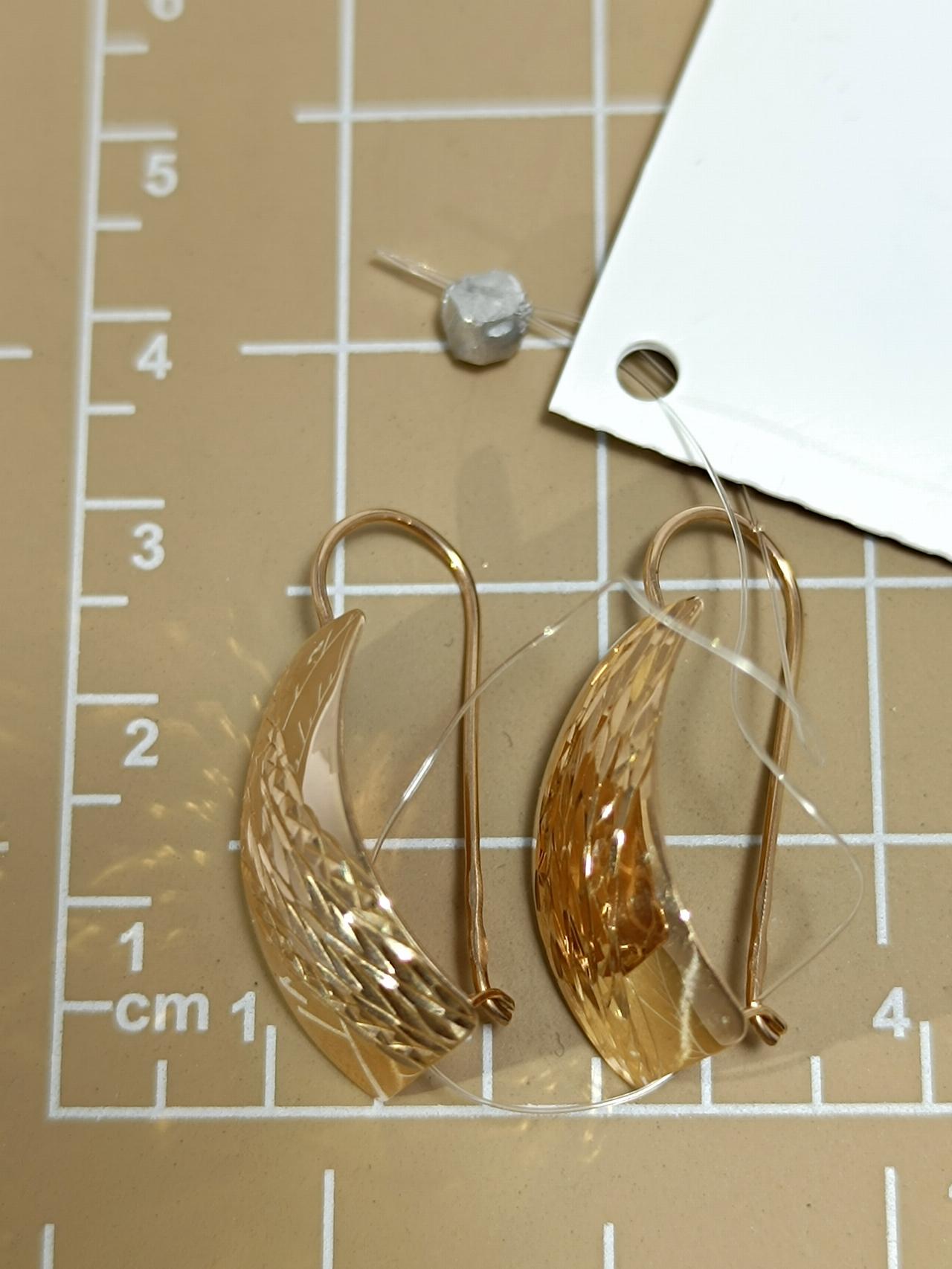 Золотые серьги женские