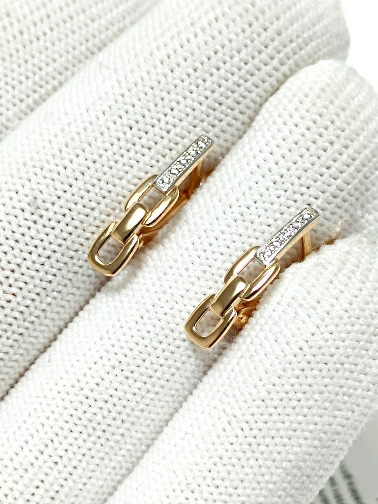 Золотые серьги женские