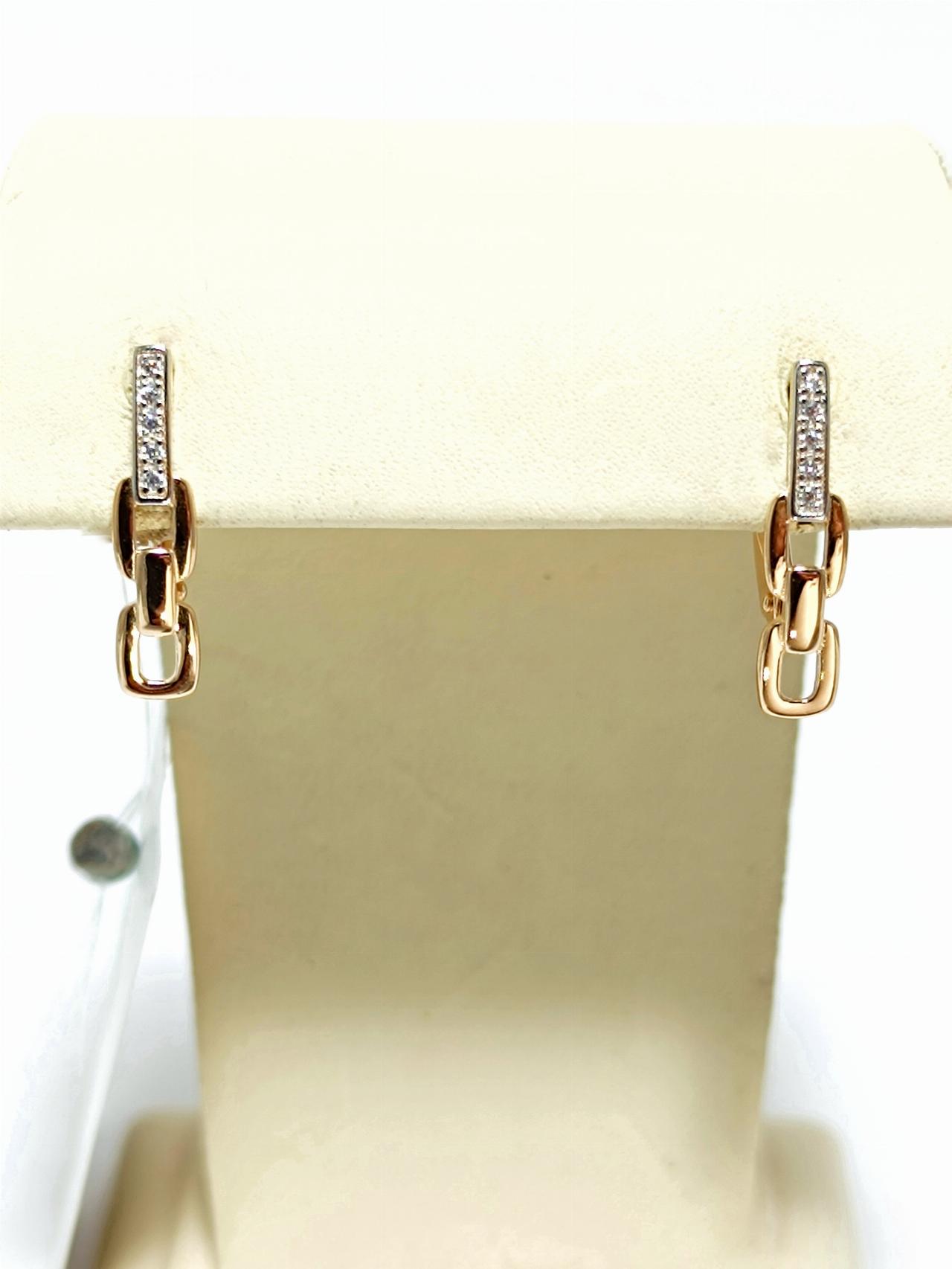 Золотые серьги женские