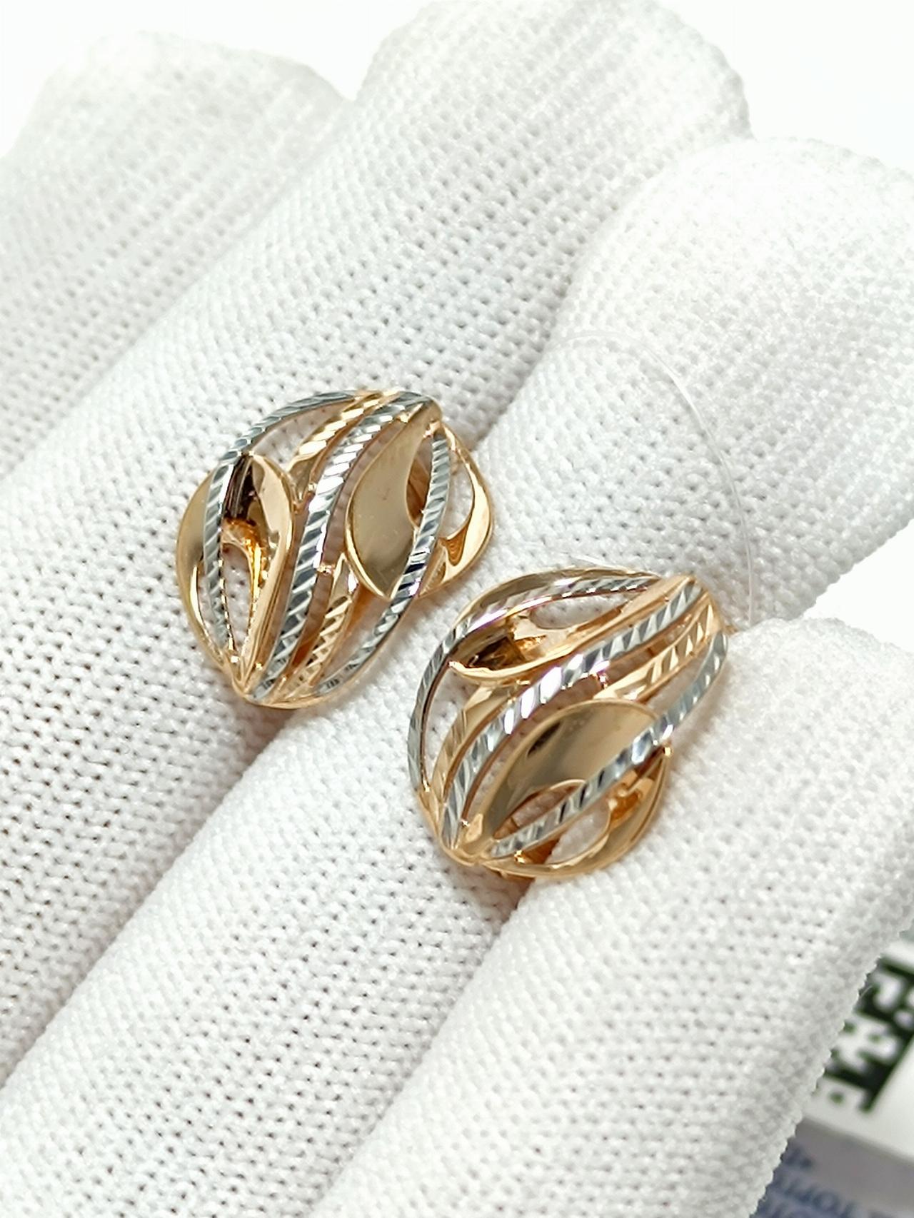 Золотые серьги женские