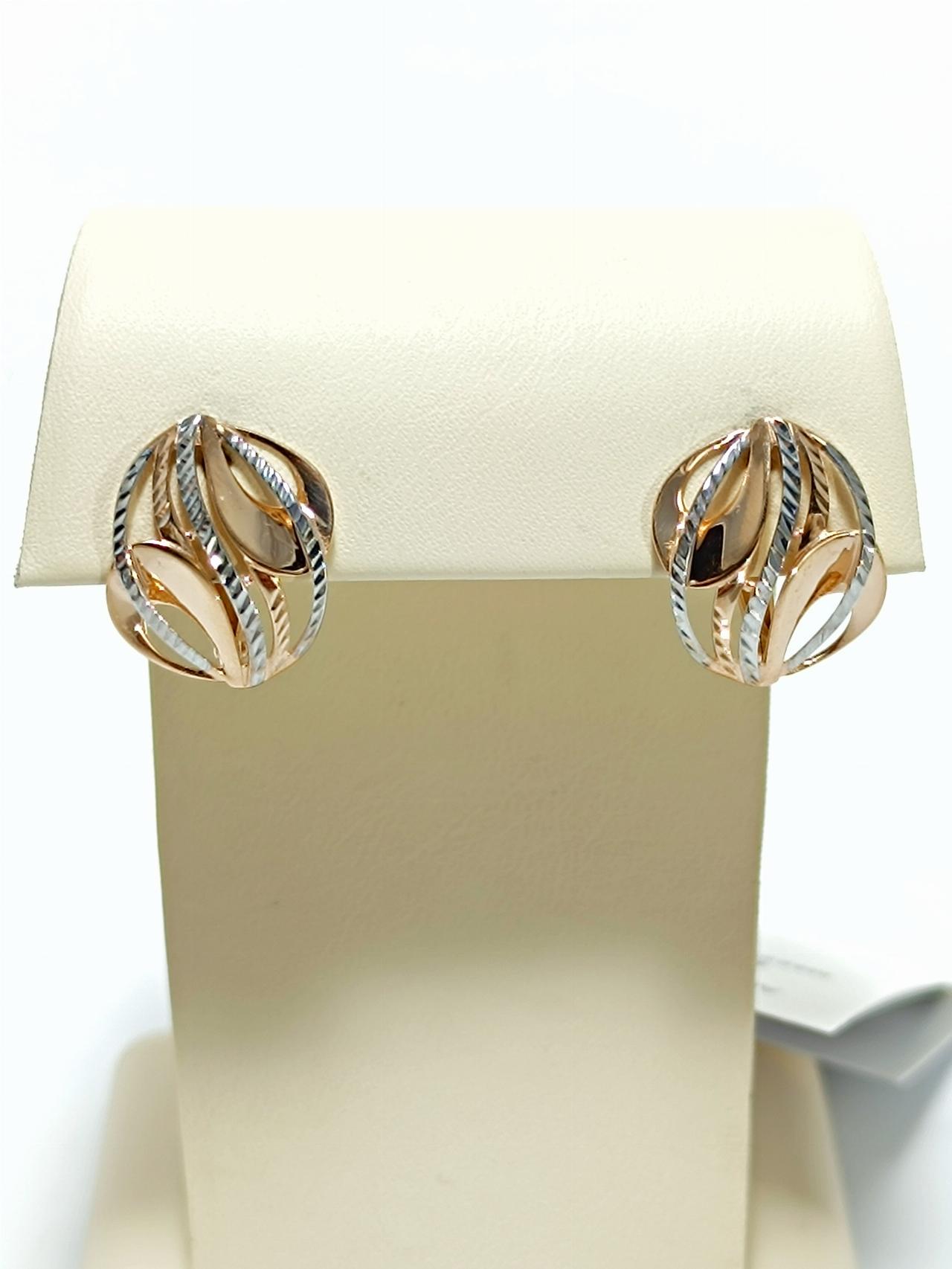 Золотые серьги женские