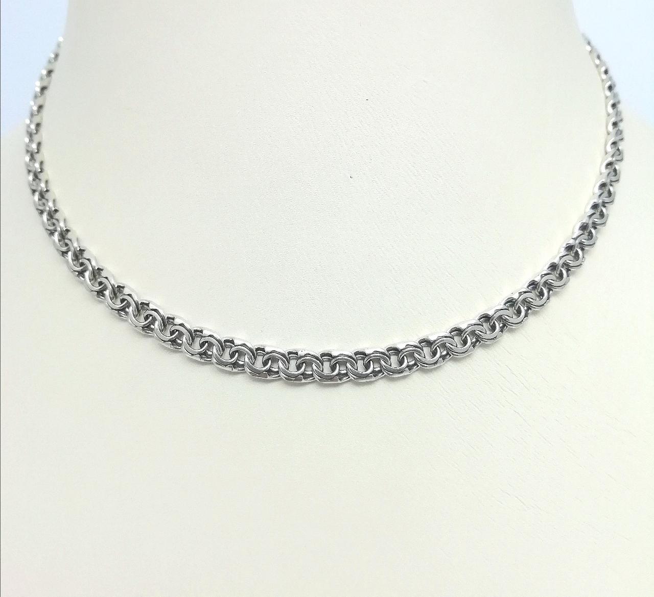 Серебряная цепочка Бисмарк