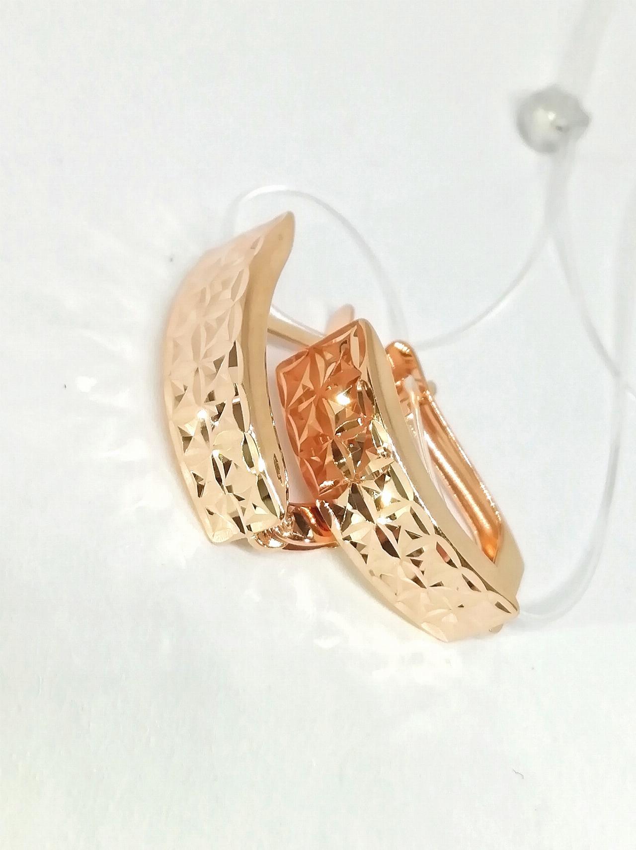 Золотые серьги женские