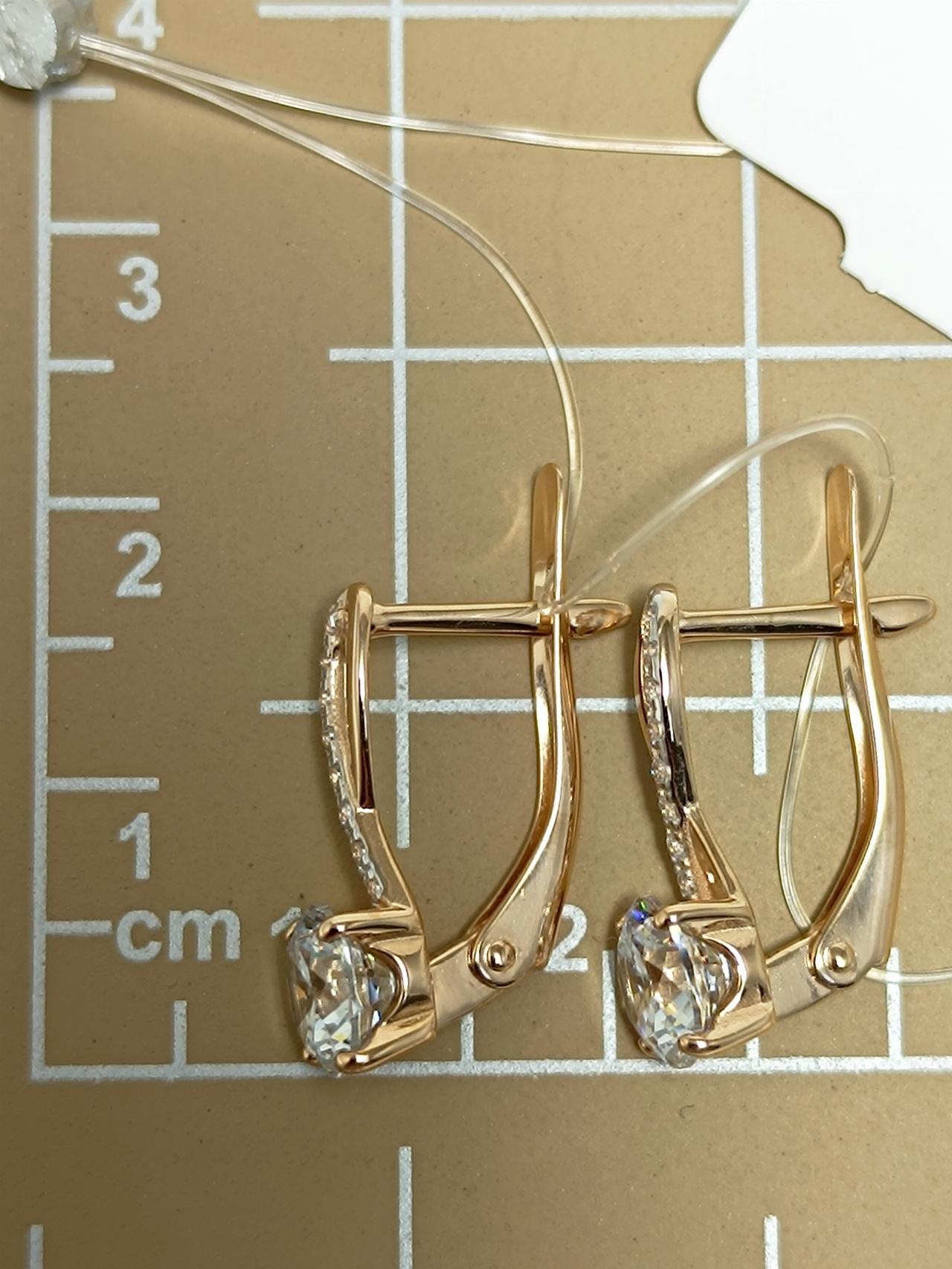 Золотые серьги женские