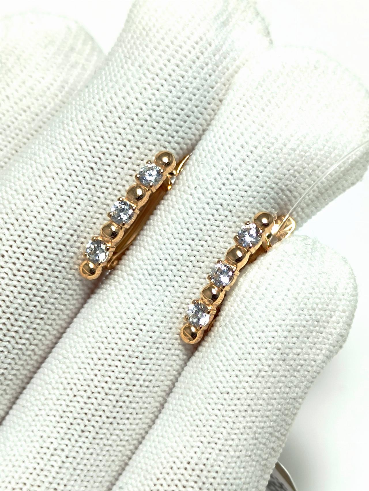 Золотые серьги женские
