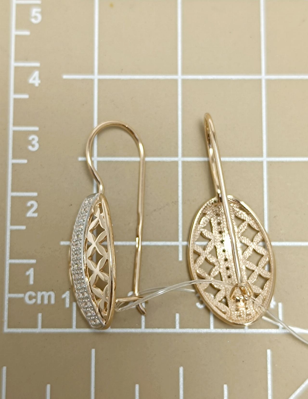 Золотые серьги женские