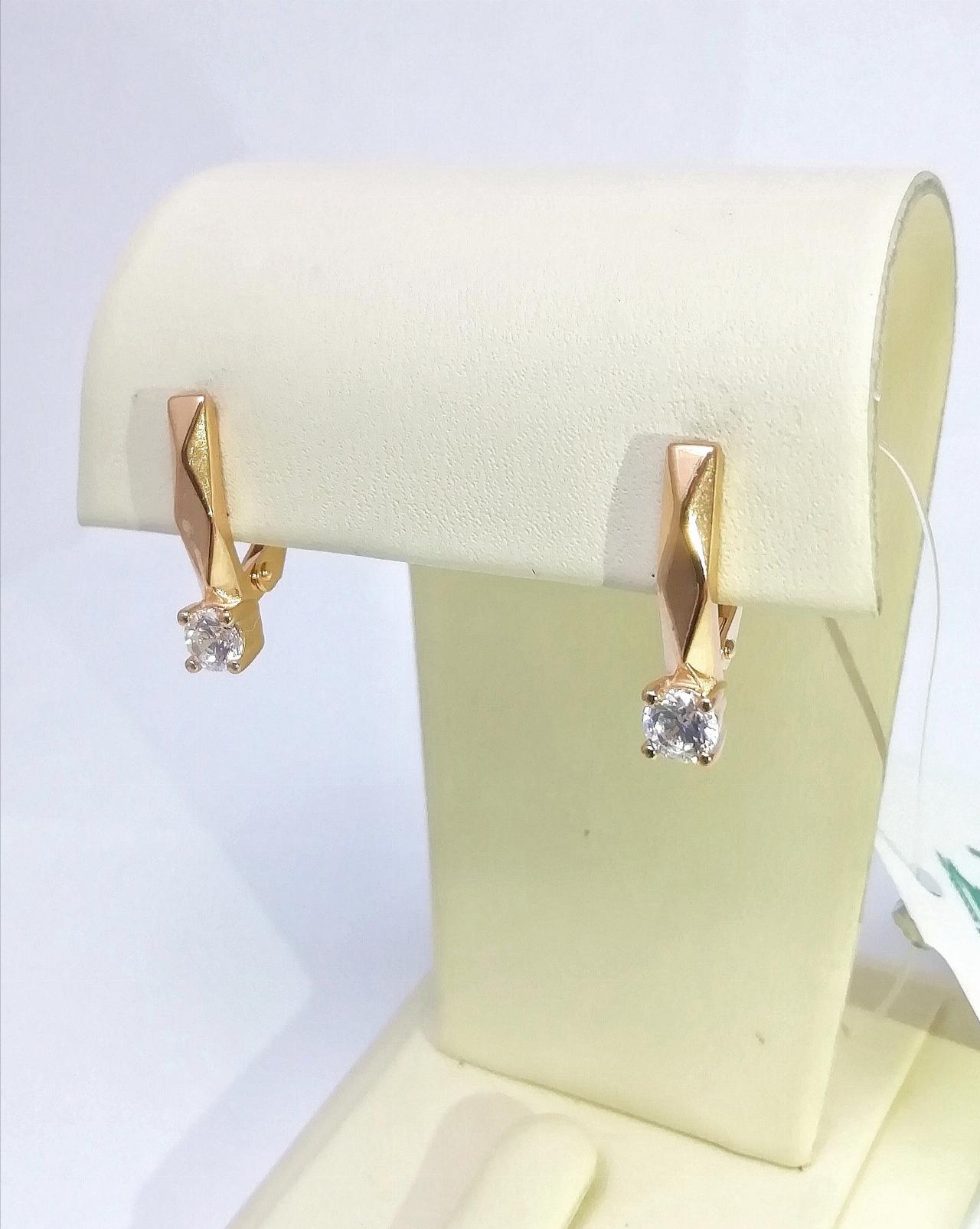 Золотые серьги женские