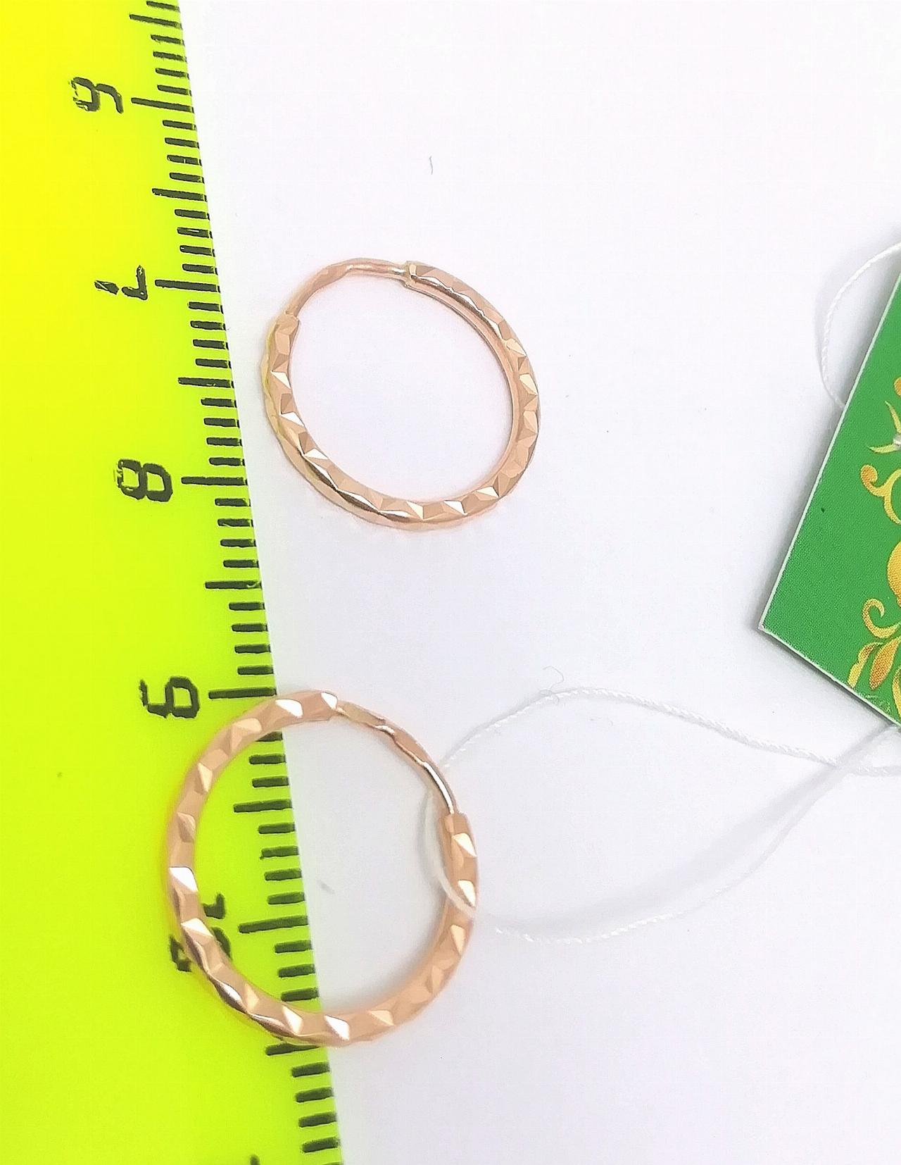 Золотые серьги конго