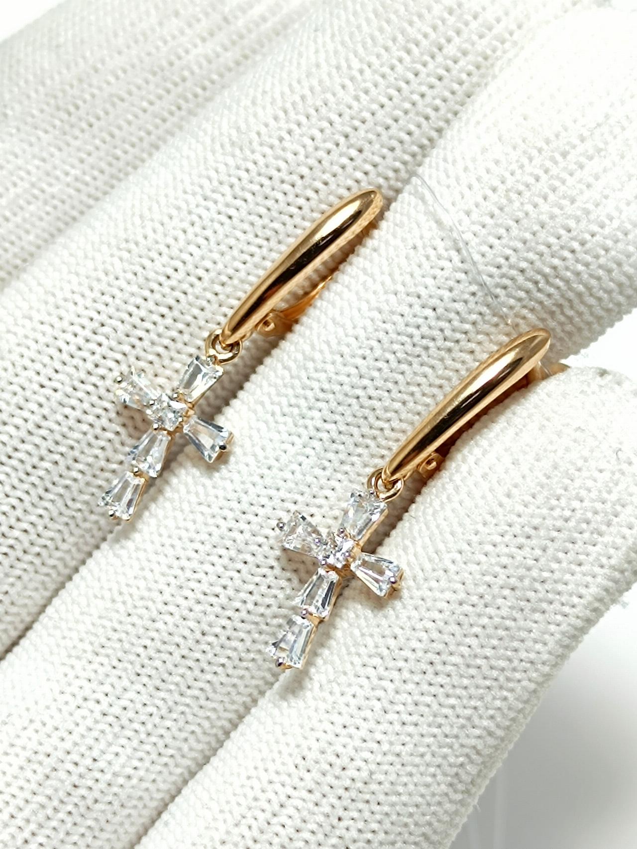 Золотые серьги женские