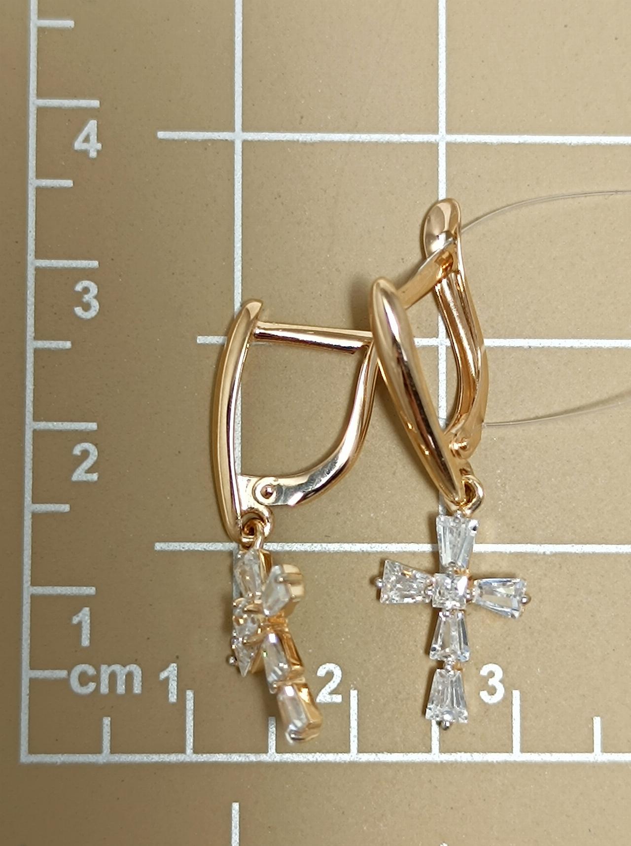 Золотые серьги женские