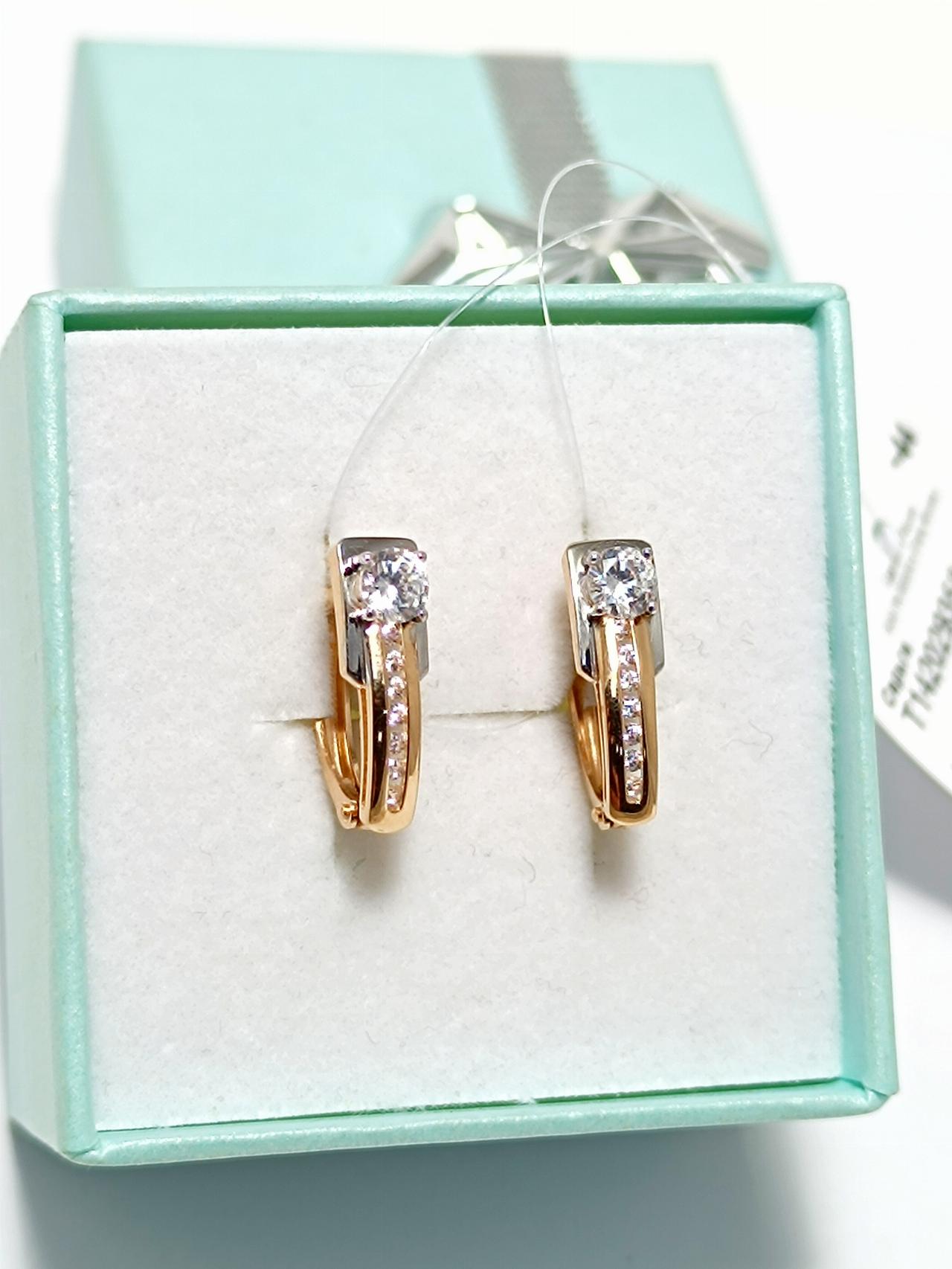 Золотые серьги женские