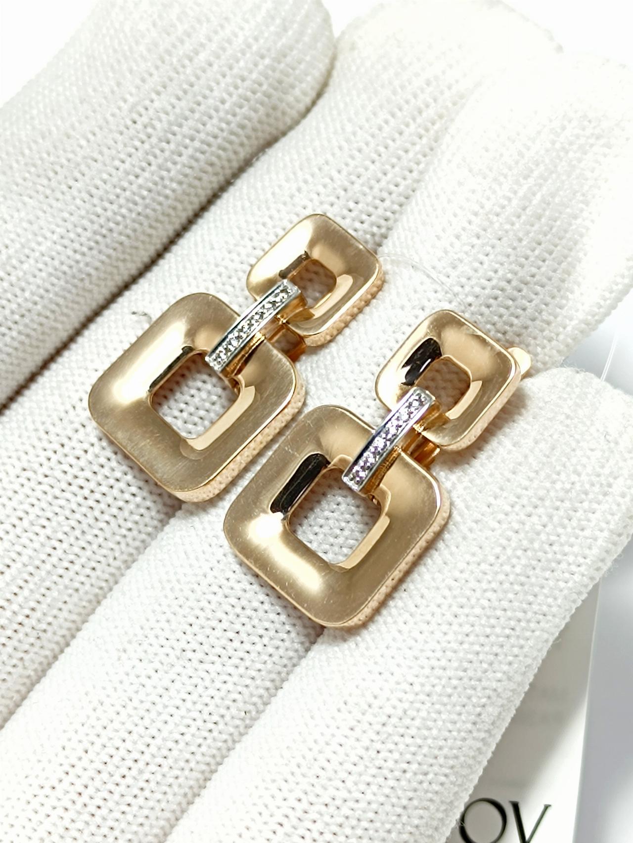 Золотые серьги женские