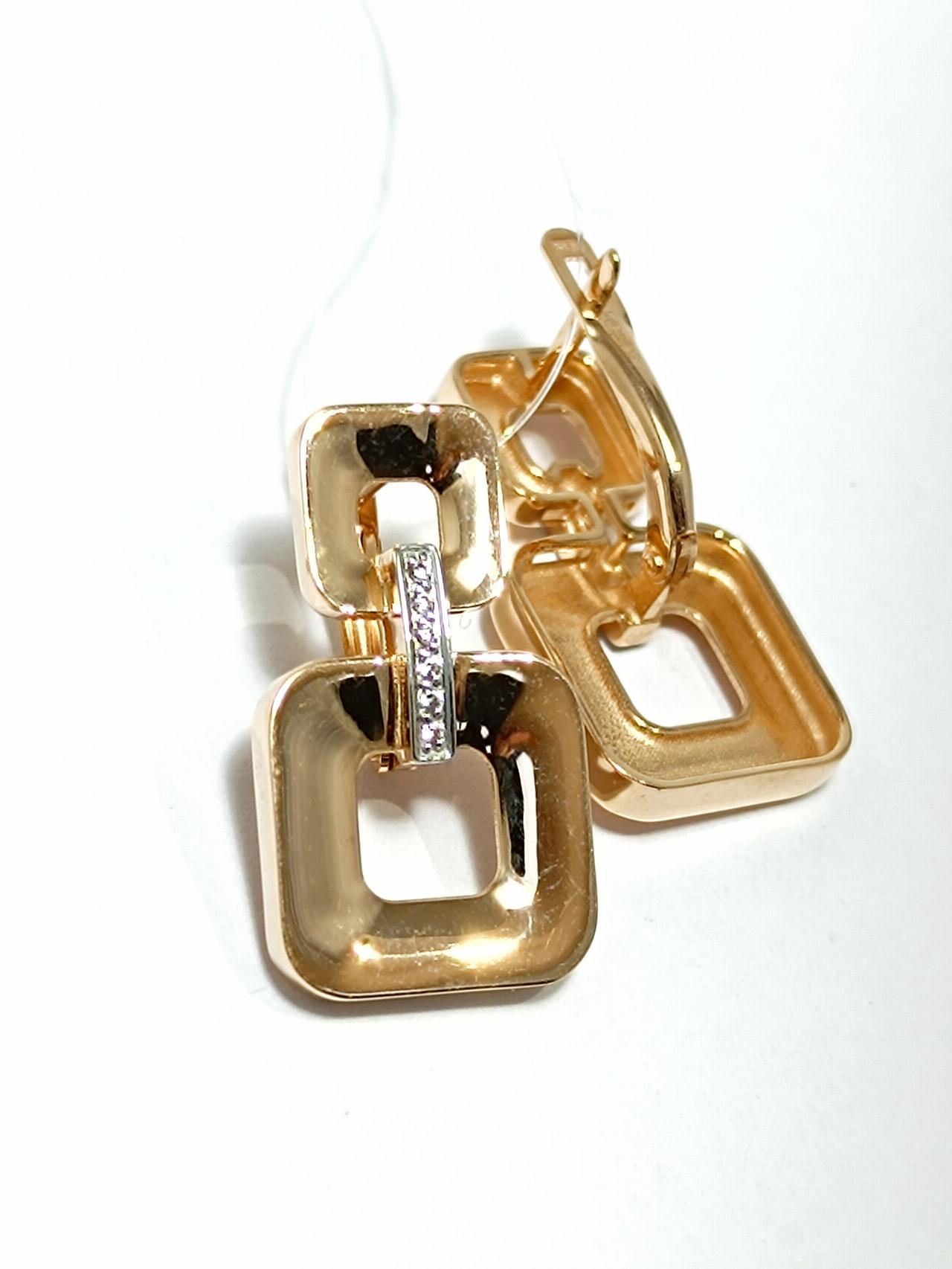 Золотые серьги женские