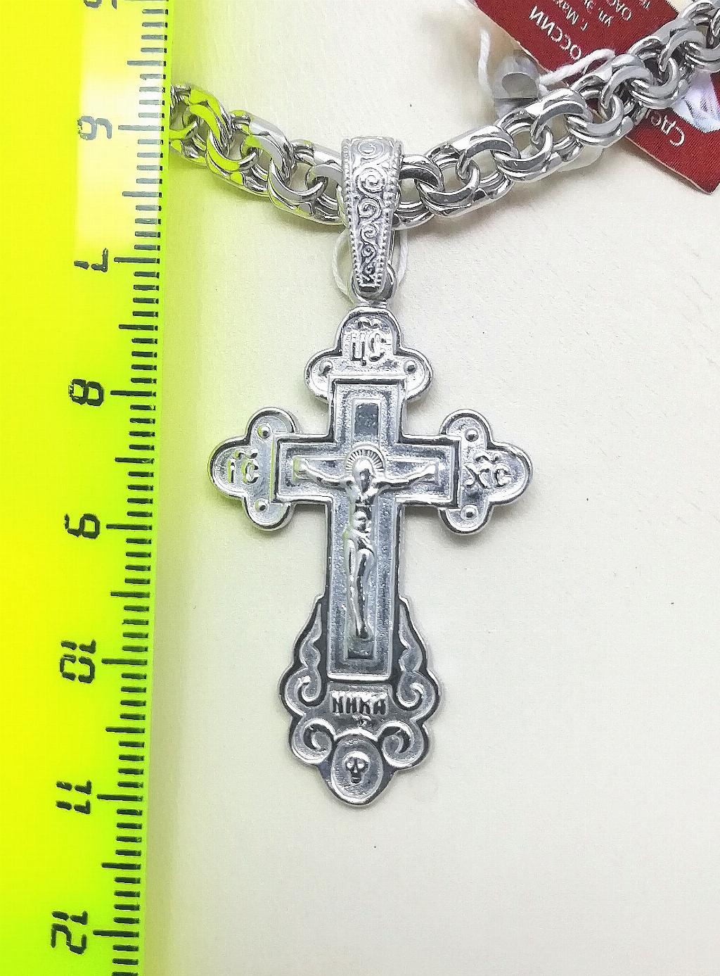 Серебро крест дк110523-204 6,50г