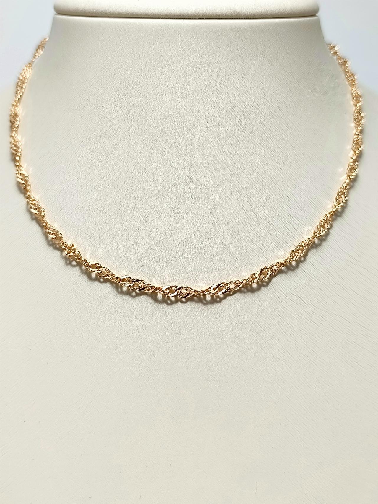 Золотая цепочка Сингапур