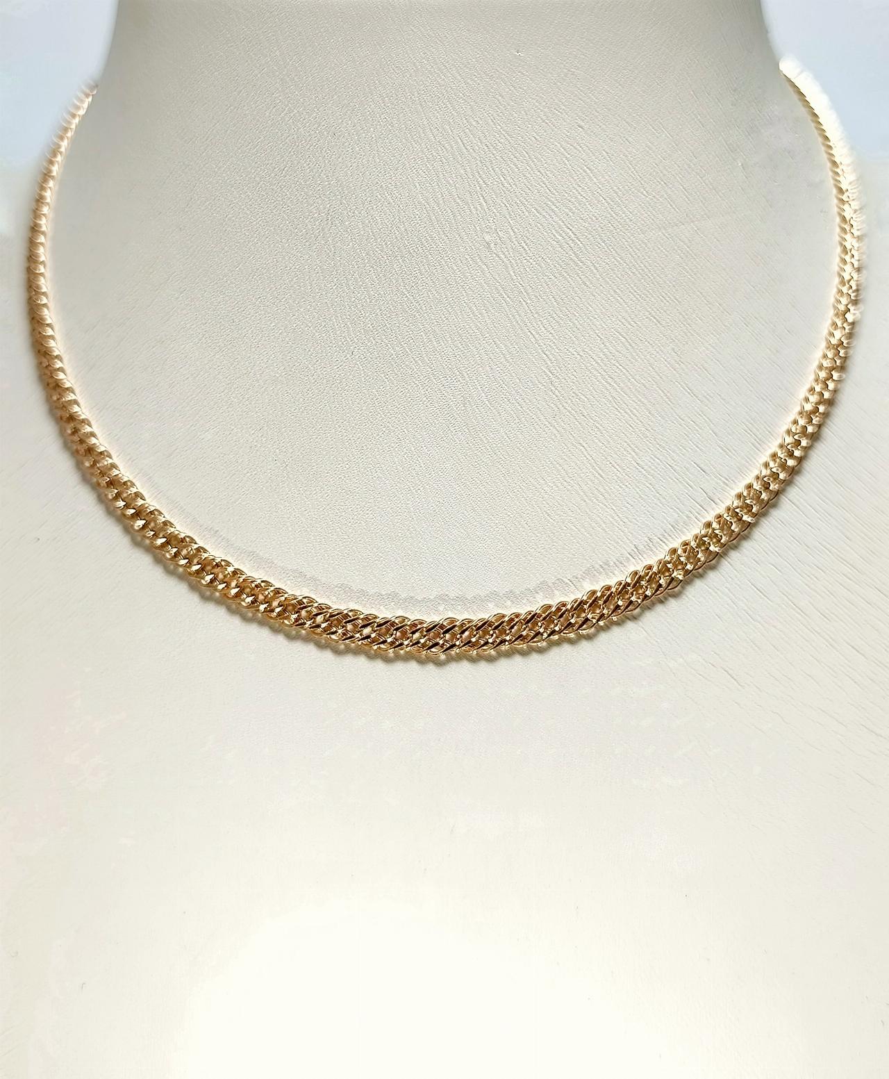 Золотая цепочка Тройной ромб