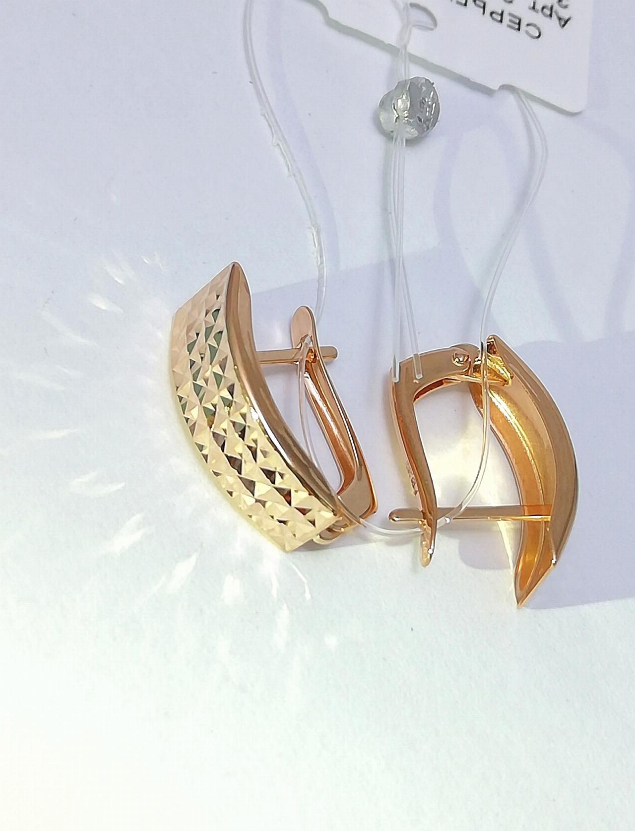 Золотые серьги женские