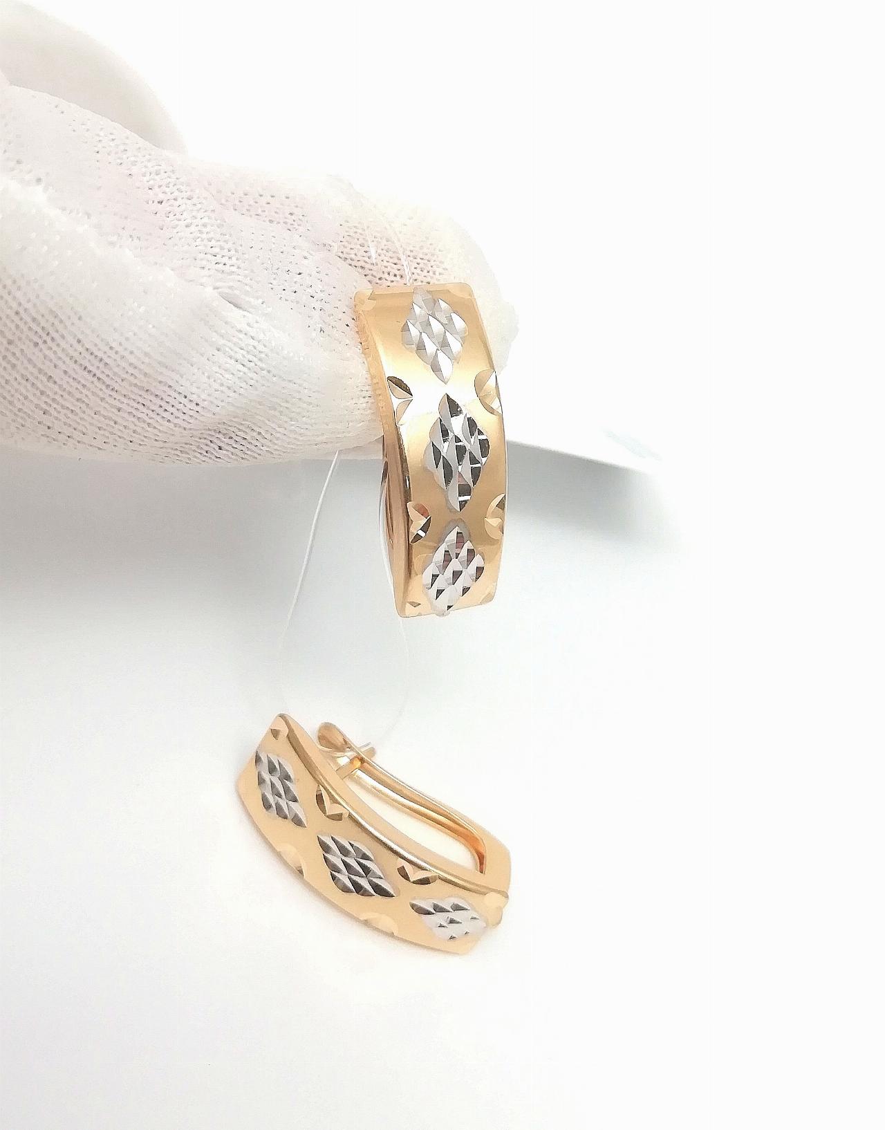 Золотые серьги женские