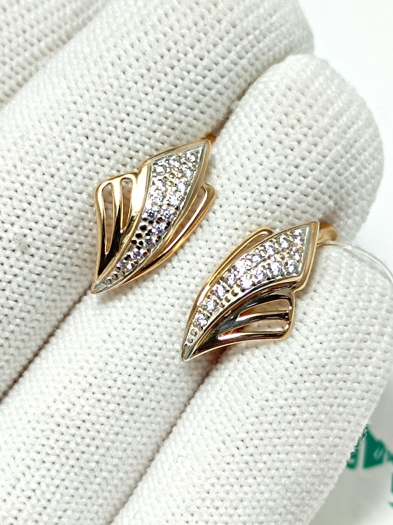 Золотые серьги женские