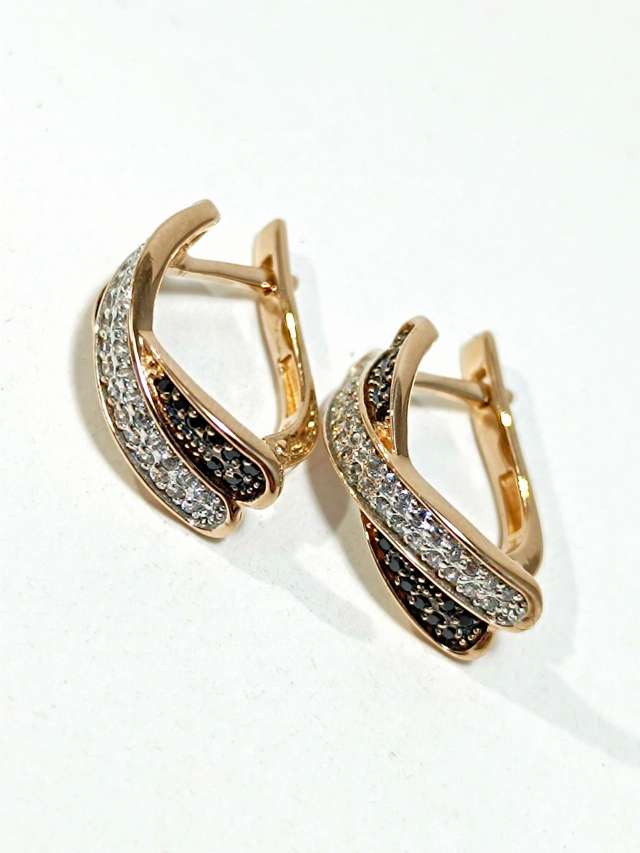 Золотые серьги женские