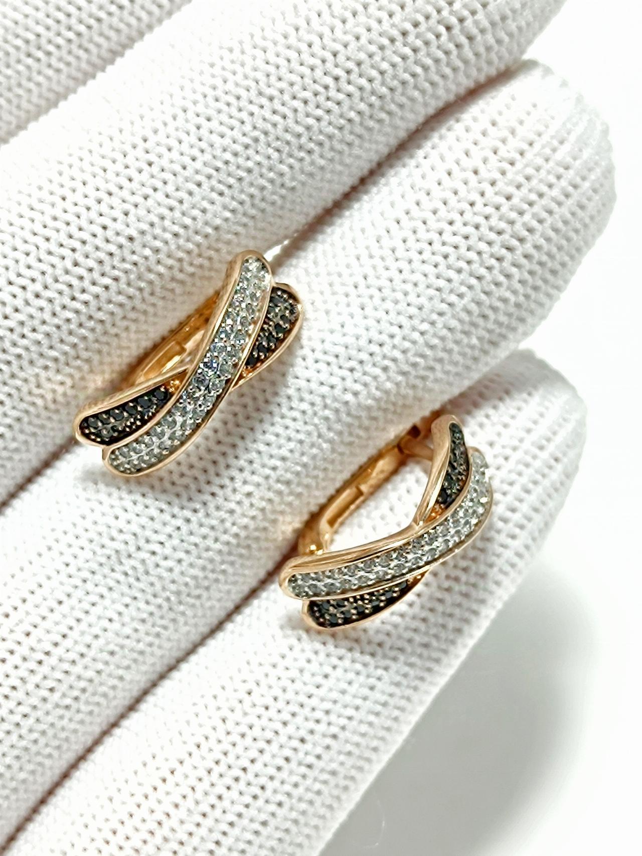 Золотые серьги женские