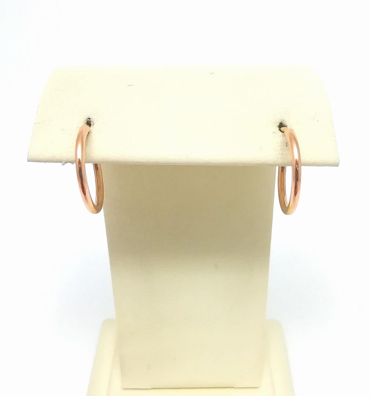 Золотые серьги конго