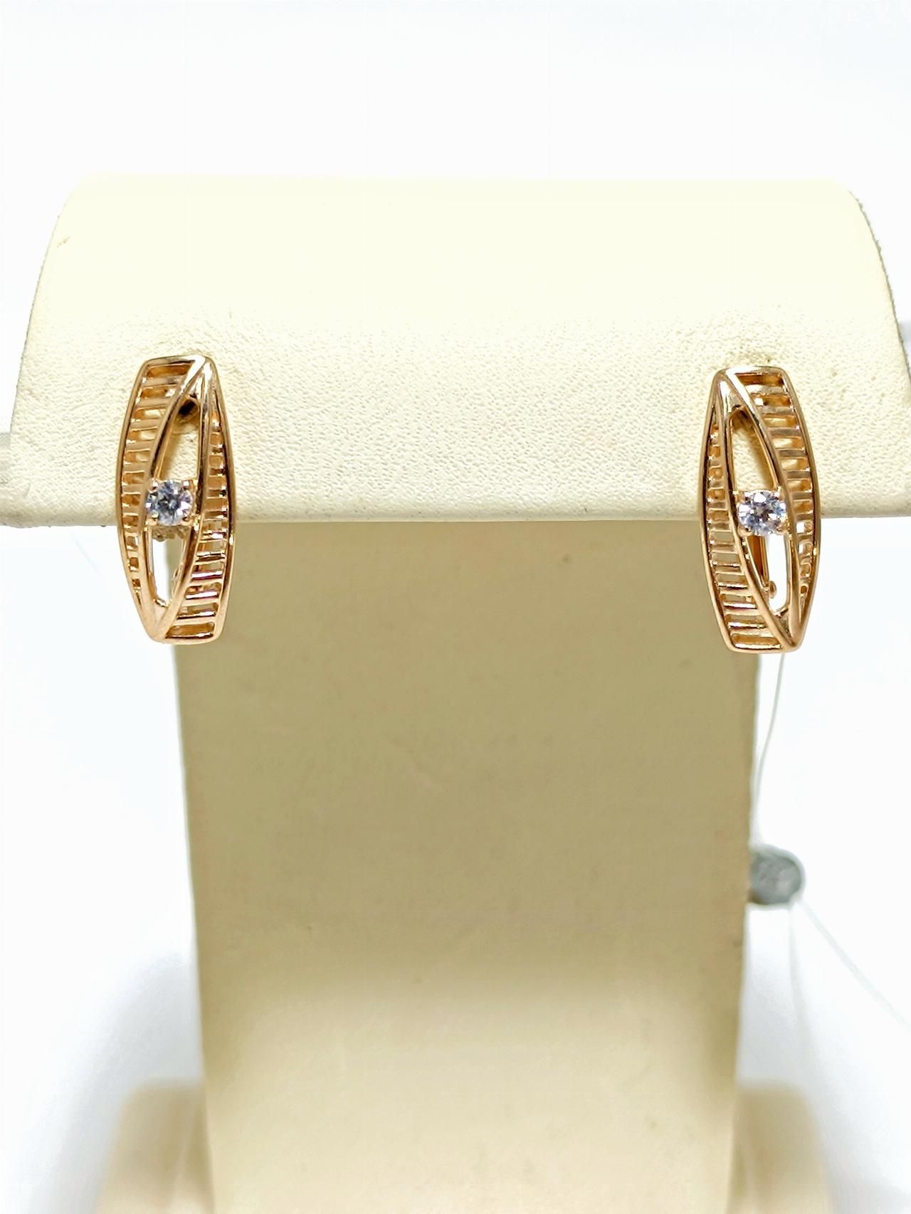 Золотые серьги женские