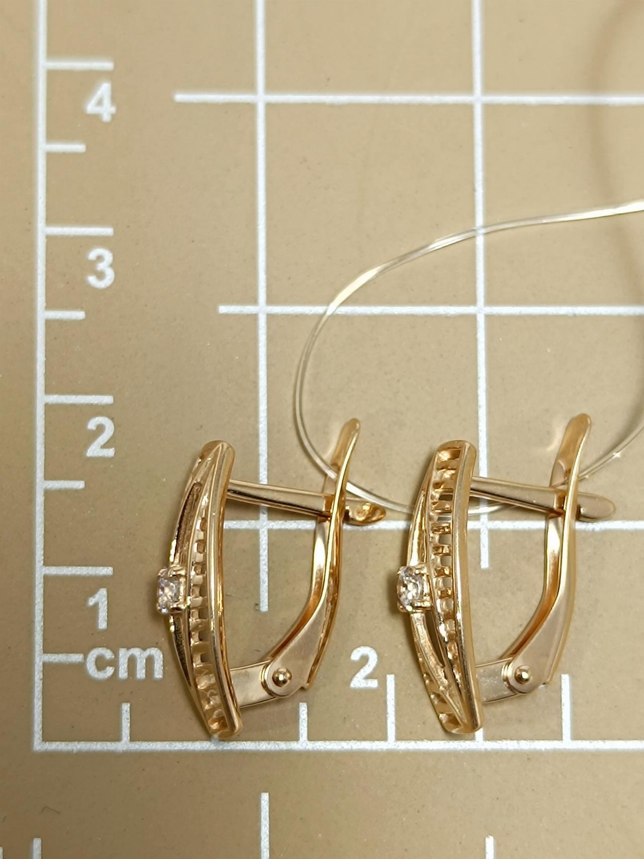 Золотые серьги женские