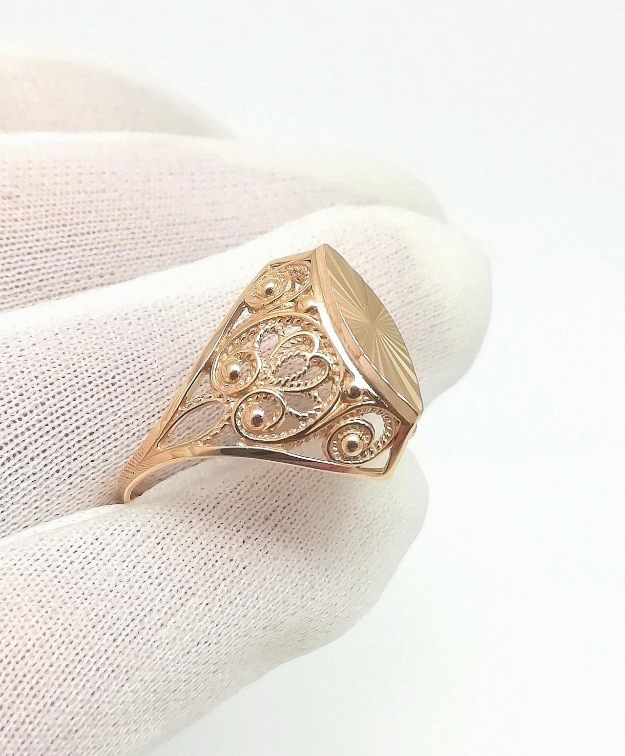 Золотое кольцо Маркиз