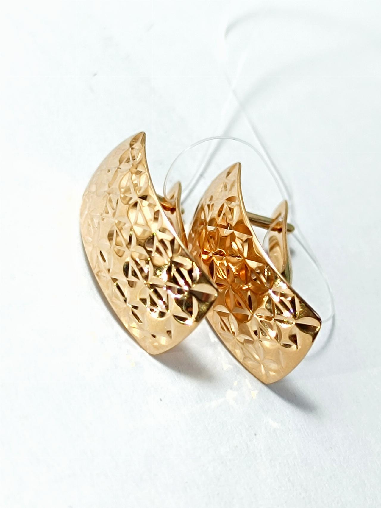 Золотые серьги женские